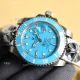 Copy Rolex Blaken Submariner Tiffany Blue Chrome Heart Steel Strap 8215 Watches (1)_th.jpg